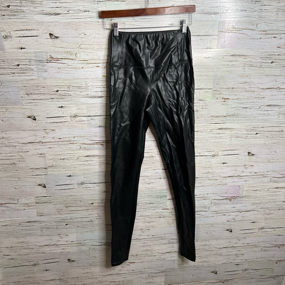 Wilfred Free Daria Pant High-waisted Vegan-leather leggings black small - Picture 2 of 10